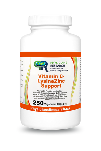 Vitamin C-Lysine Zinc Support 250 Vcap