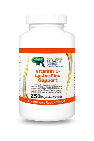 Vitamin C-Lysine Zinc Support 250 Vcap