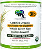 Rice Protein Organic Brown Rice Pre-Digested & Sprouted 600 Mesh 1.36kg (3lb)